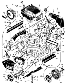 Part Location Diagram of F-97533 Murray Instruction Book